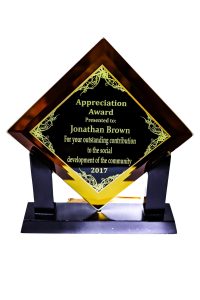 Plaque by The Achiever's Sports & Trophies Ltd., Ocho Rios, Jamaica