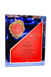 Plaque by The Achiever's Sports & Trophies Ltd., Ocho Rios, Jamaica