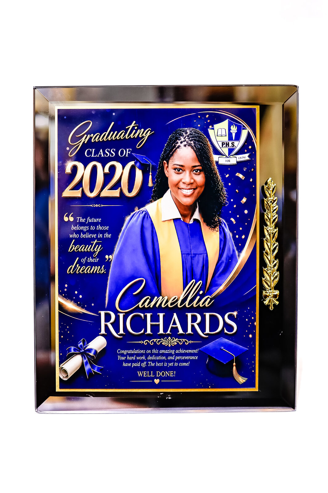 Plaque by The Achiever's Sports & Trophies Ltd., Ocho Rios, Jamaica